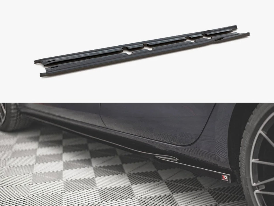 Maxton Side Skirts Diffusers V.1 Seat Leon FR ST / Hatchback Mk4 / Cupra Leon ST / Hatchback Mk1 / Mk1 Facelift