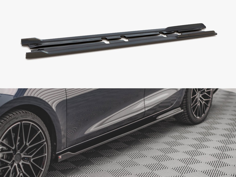 Maxton Side Skirts Diffusers V.2 Seat Leon FR ST / Hatchback Mk4 / Cupra Leon ST / Hatchback Mk1 / Mk1 Facelift