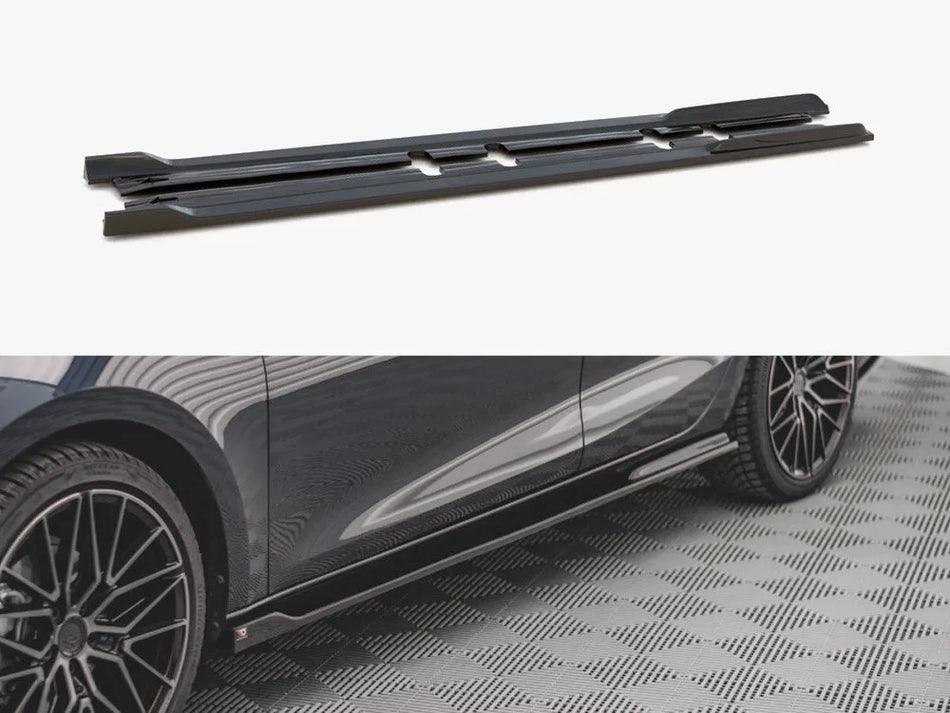 Maxton Side Skirts Diffusers V.2 Seat Leon FR ST / Hatchback Mk4 / Cupra Leon ST / Hatchback Mk1 / Mk1 Facelift