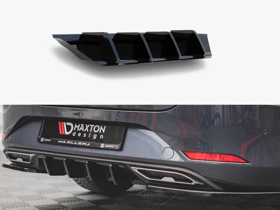 Maxton Rear Valance V.1 Seat Leon FR ST Mk4 - Carbon Look