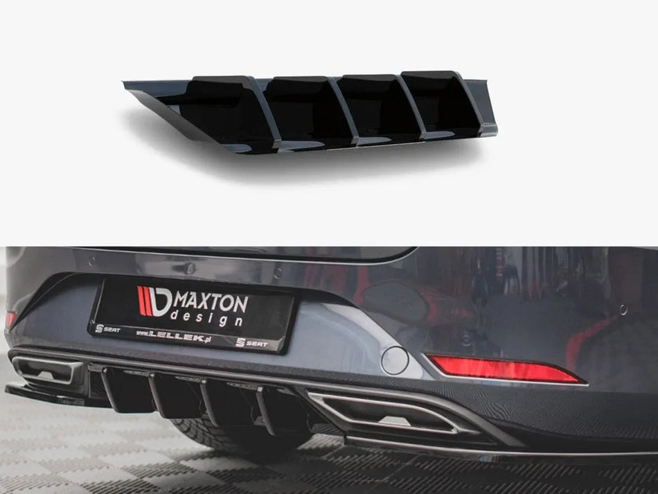 Maxton Rear Valance V.1 Seat Leon FR ST Mk4 - Carbon Look