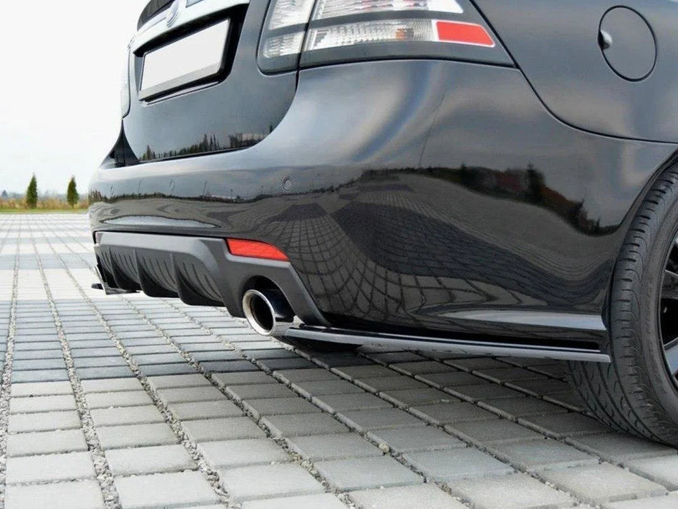 Maxton Rear Side Splitters SAAB 9-3 AERO MK2 Facelift (2007-2011)