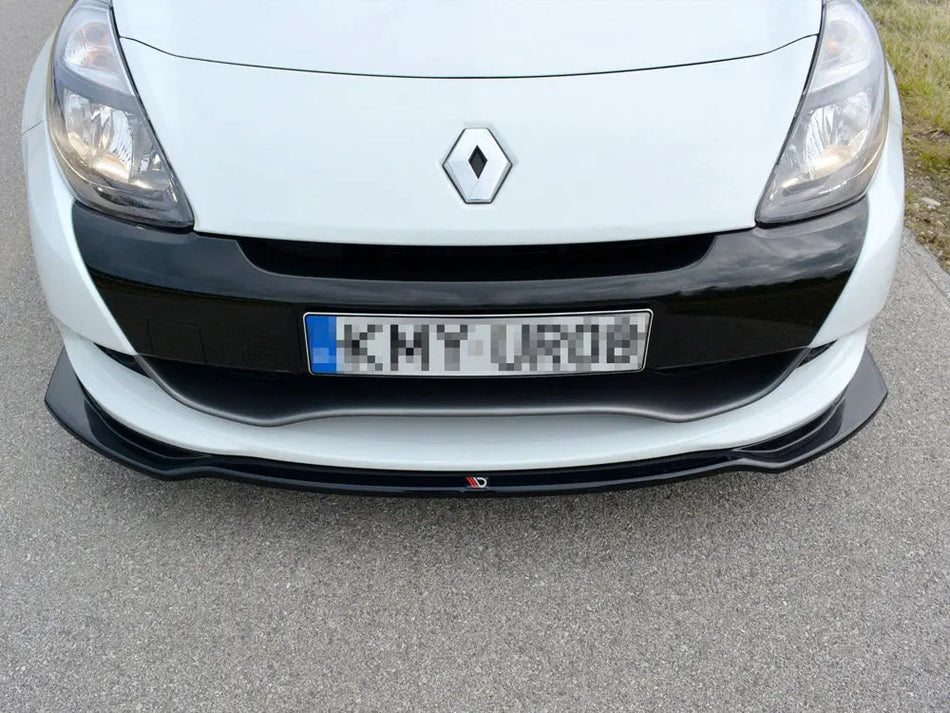 Maxton Front Splitter V.1 Renault CLIO MK3 RS Facelift (2009-2012)