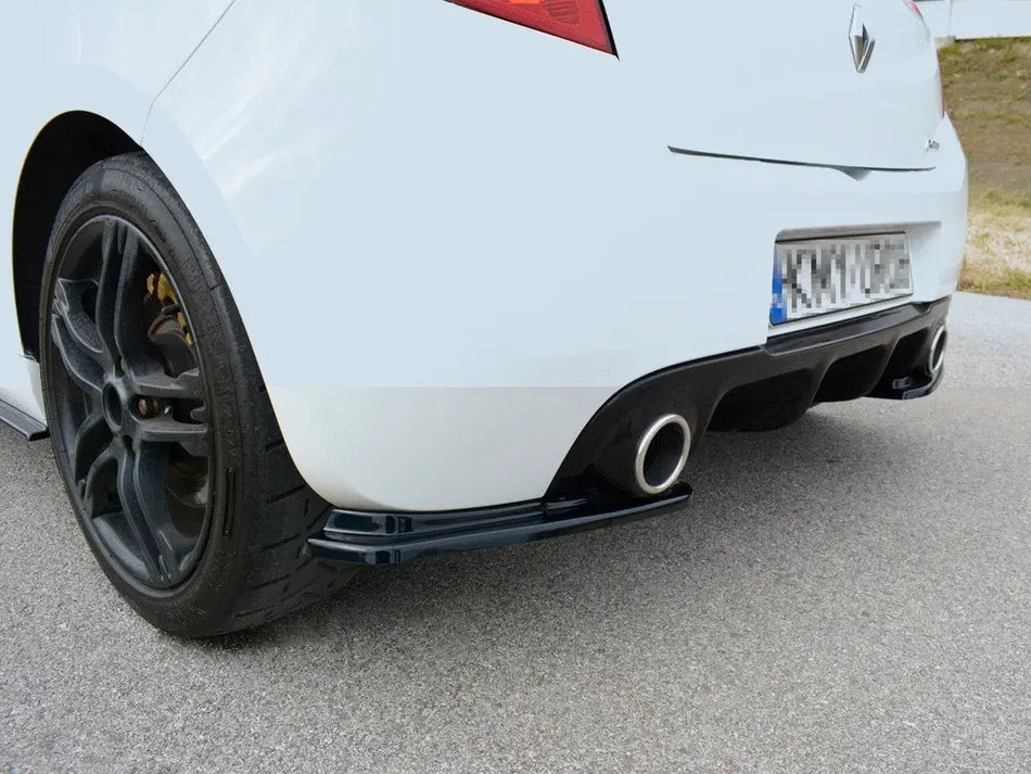 Maxton Rear Side Splitters Renault CLIO MK3 RS Facelift (2009-2012)