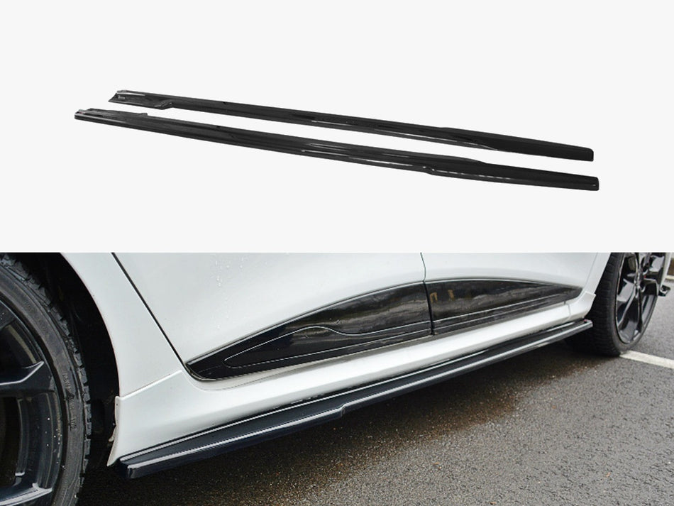 Maxton Side Skirts Splitters Renault CLIO MK4 RS (2013-2019)