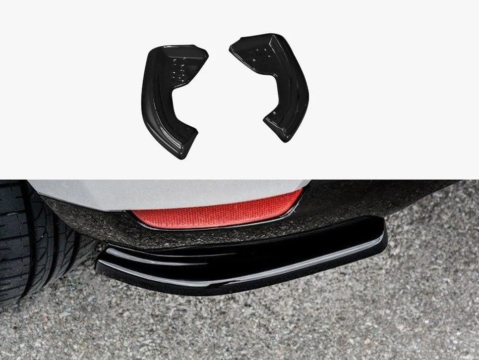 Maxton Rear Side Splitters Renault CLIO MK4 Standard (2012-2016)