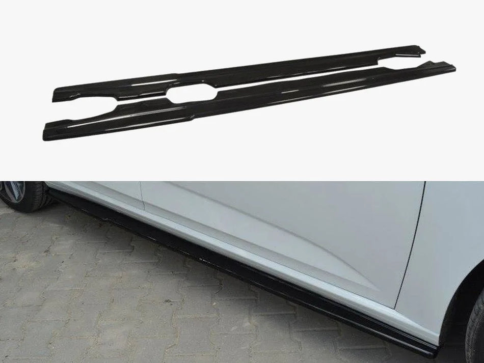 Maxton Side Skirts Diffusers Renault Megane MK4 Hatchback (2016-UP) - Textured