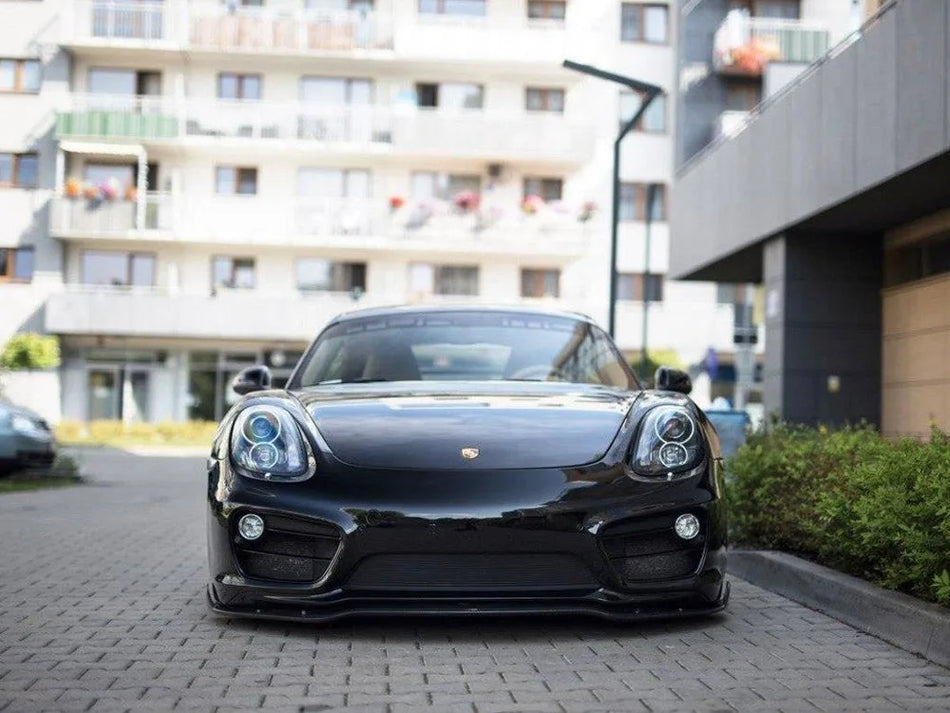 Maxton Front Splitter V.1 Porsche Cayman 981C Mk2