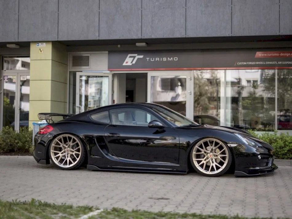Maxton Side Skirts Diffusers Porsche Cayman 981C Mk2