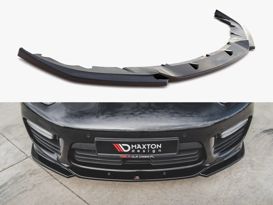 Maxton Front Splitter V.2 Porsche Panamera Turbo 970 Facelift (2013-2016)