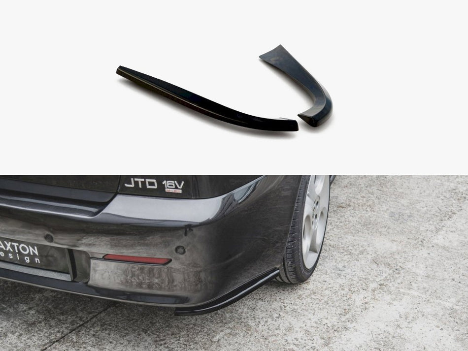 Maxton Rear Side Splitters Alfa Romeo 156 SW Facelift (2003-2006) - Carbon Look