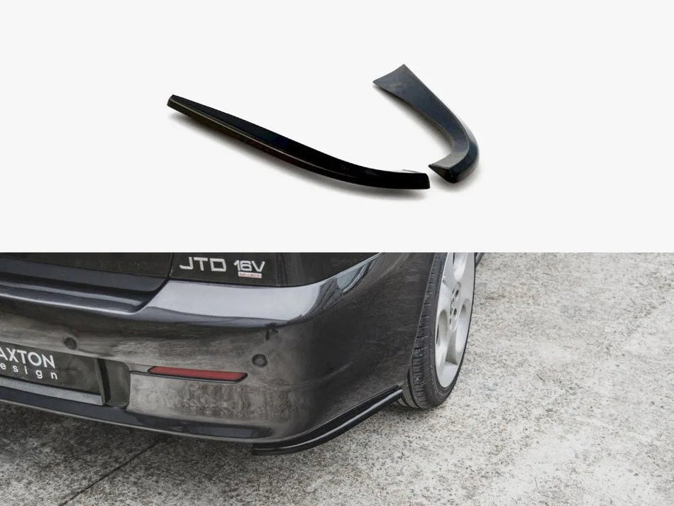 Maxton Rear Side Splitters Alfa Romeo 156 SW Facelift (2003-2006) - Carbon Look