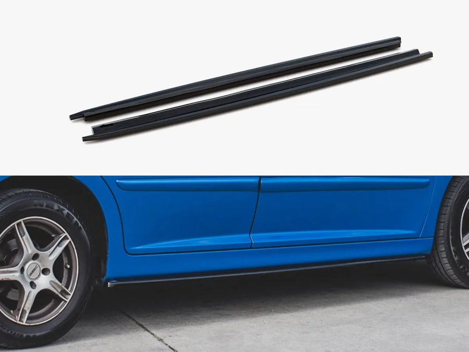 Maxton Side Skirt Diffusers Peugeot 207 Sport