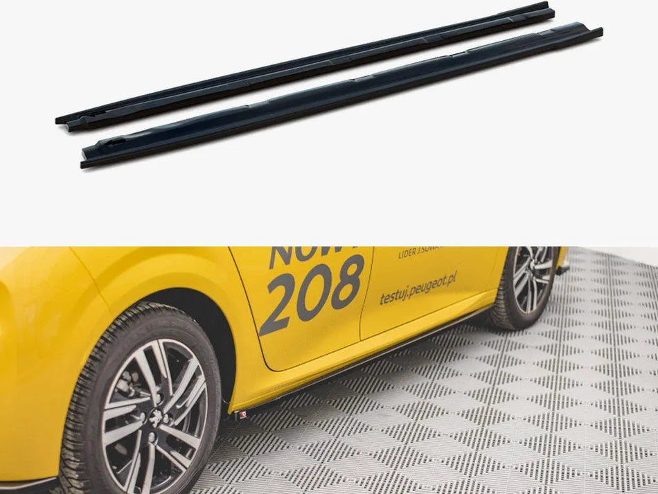 Maxton Side Skirt Diffusers Peugeot 208 Mk2