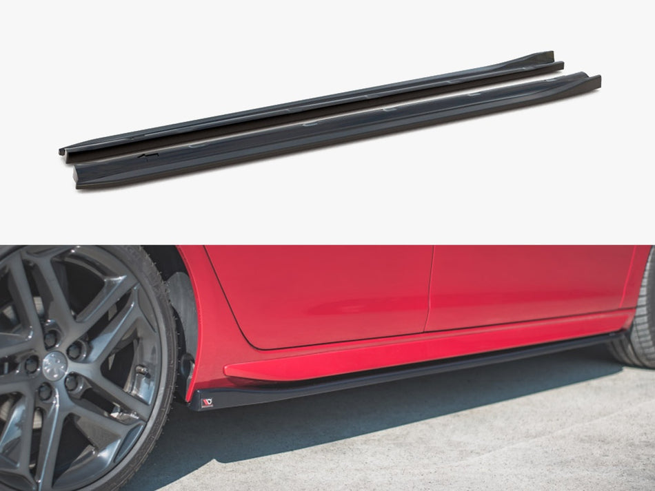 Maxton Side Skirts Diffusers Peugeot 308 GT Mk2 Facelift (2017-)