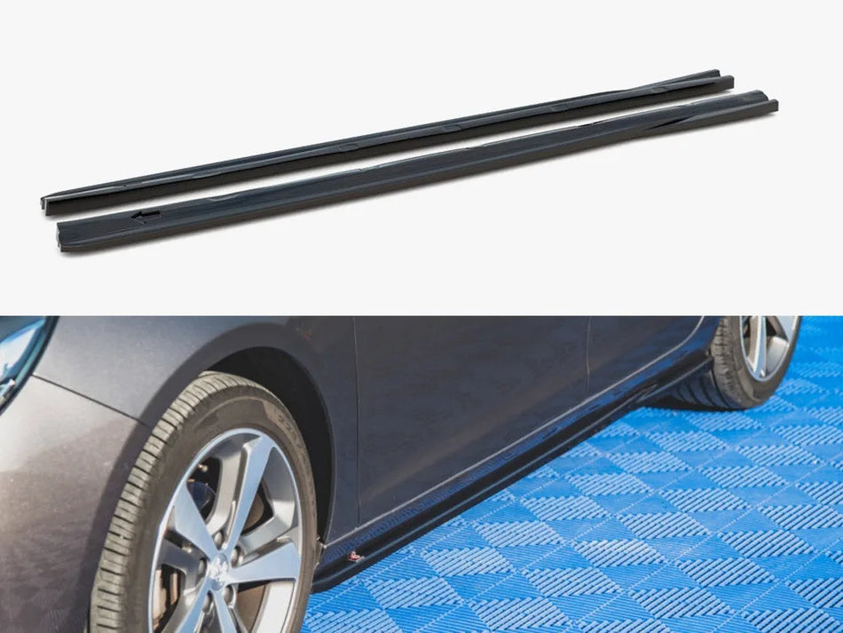 Maxton Side Skirts Diffusers Peugeot 308 SW Mk2 Facelift