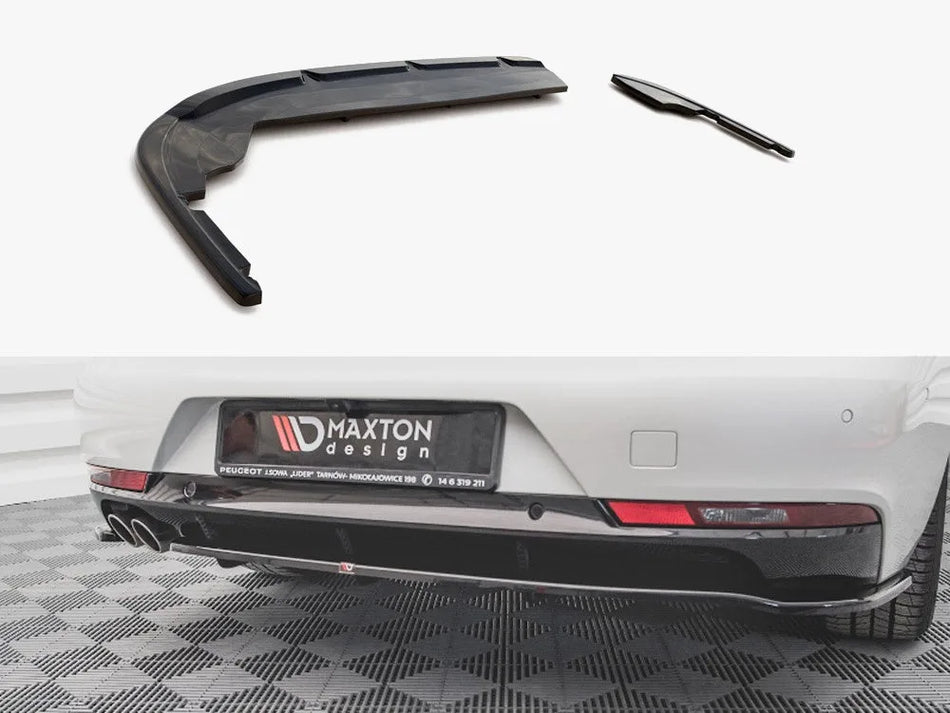 Maxton Rear Splitter (Vertical Bars) Peugeot 508 GT-Line Mk2