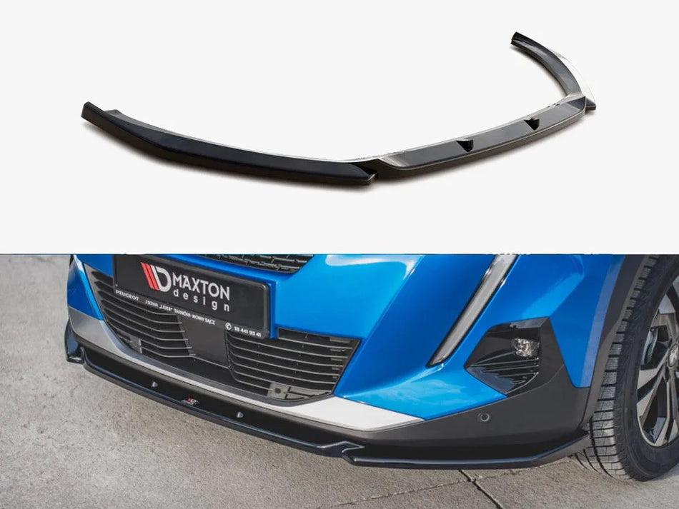 Maxton Front Splitter V.2 Peugeot 2008 Mk2 - Carbon Look