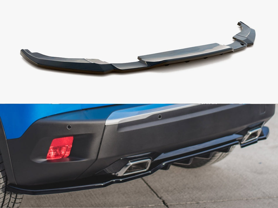 Maxton Rear Splitter (Vertical Bars) Peugeot 2008 Mk2