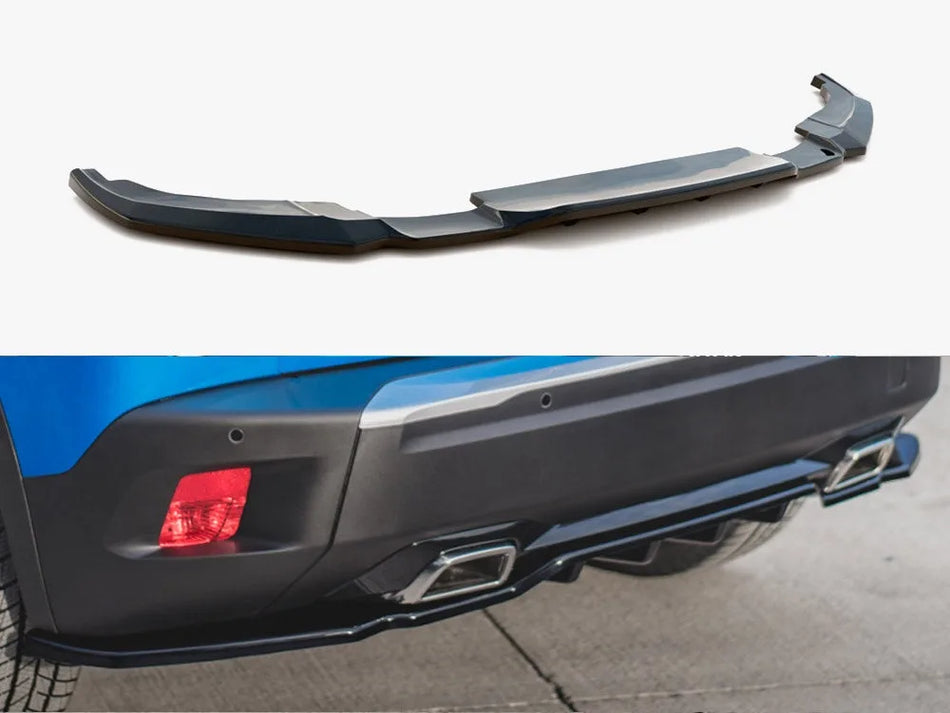 Maxton Rear Splitter (Vertical Bars) Peugeot 2008 Mk2