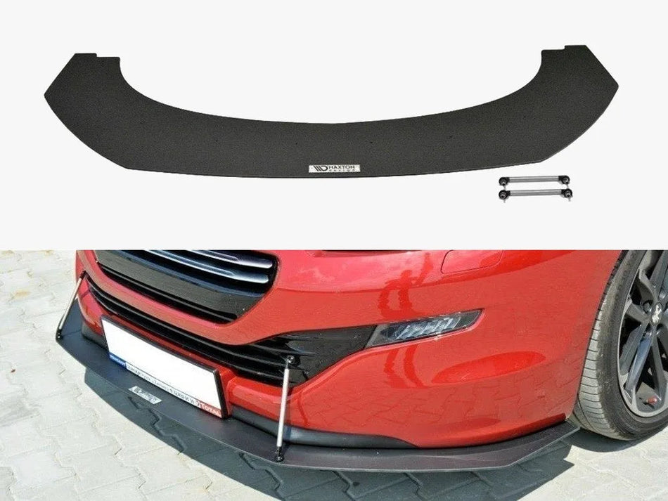 Maxton Front Racing Splitter Peugeot RCZ Facelift (2012-15)