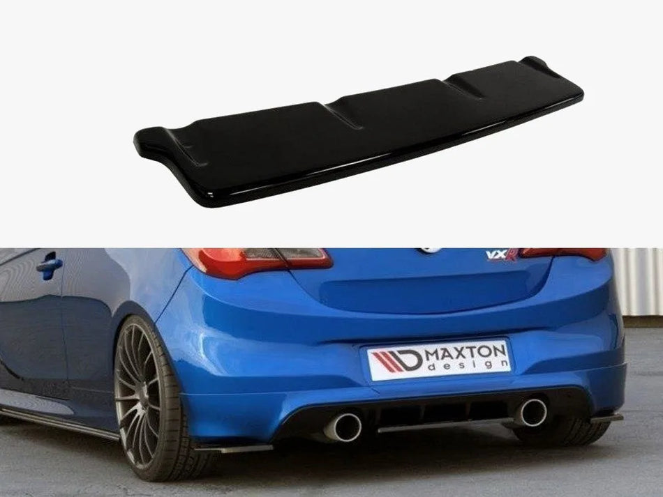 Maxton Central Rear Splitter Opel Corsa E OPC / VXR (2015-2019)
