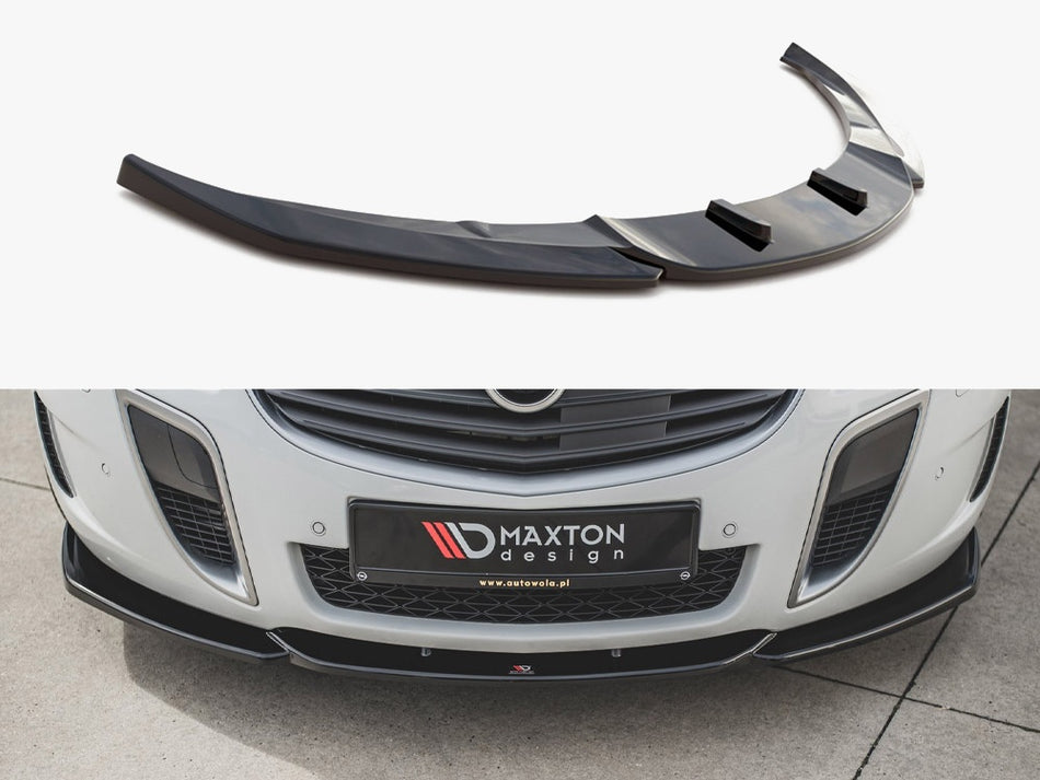 Maxton Front Splitter V2 Opel/vauxhall Insignia MK1 Vxr/opc Facelift (2013-2017)
