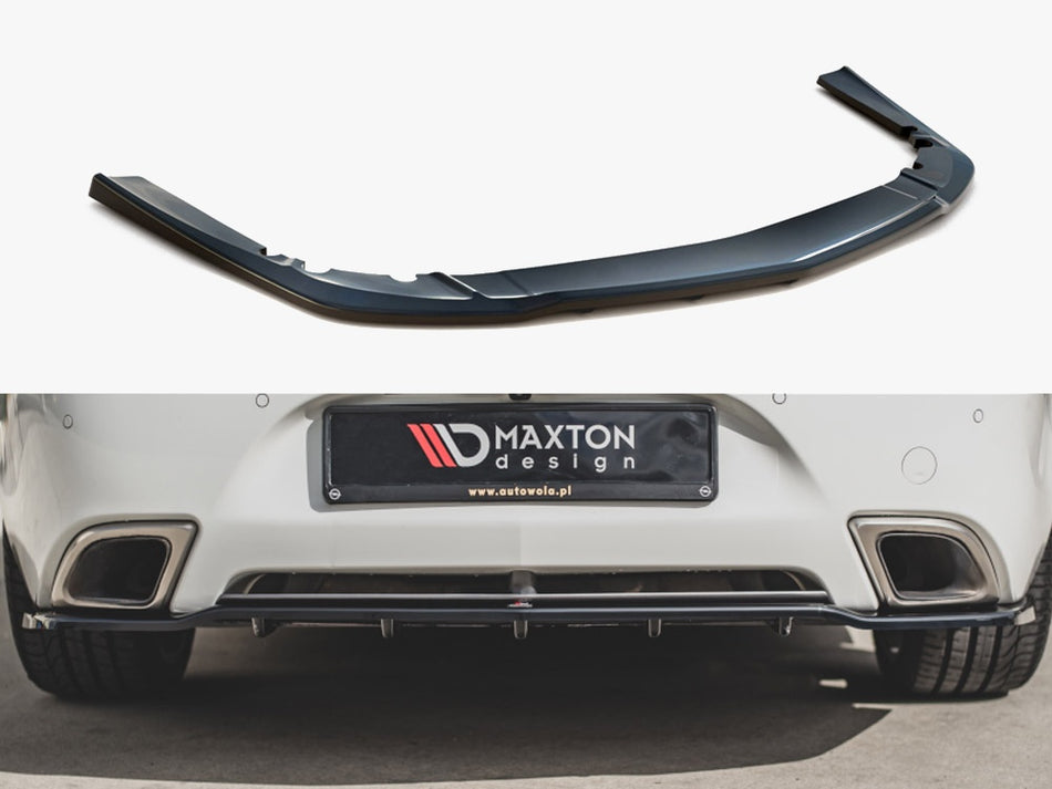 Maxton Rear Splitter (Vertical Bars) Opel / Vauxhall Insignia Mk1 OPC - Carbon Look