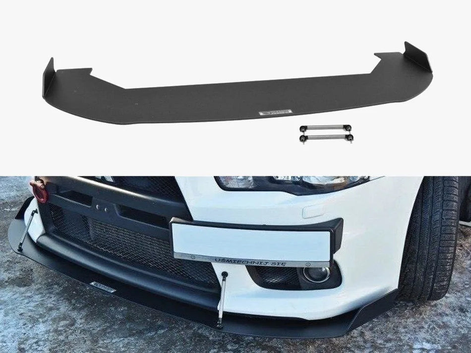 Maxton Front Racing Splitter V.1 Mitsubishi Lancer EVO X (2007-2015)