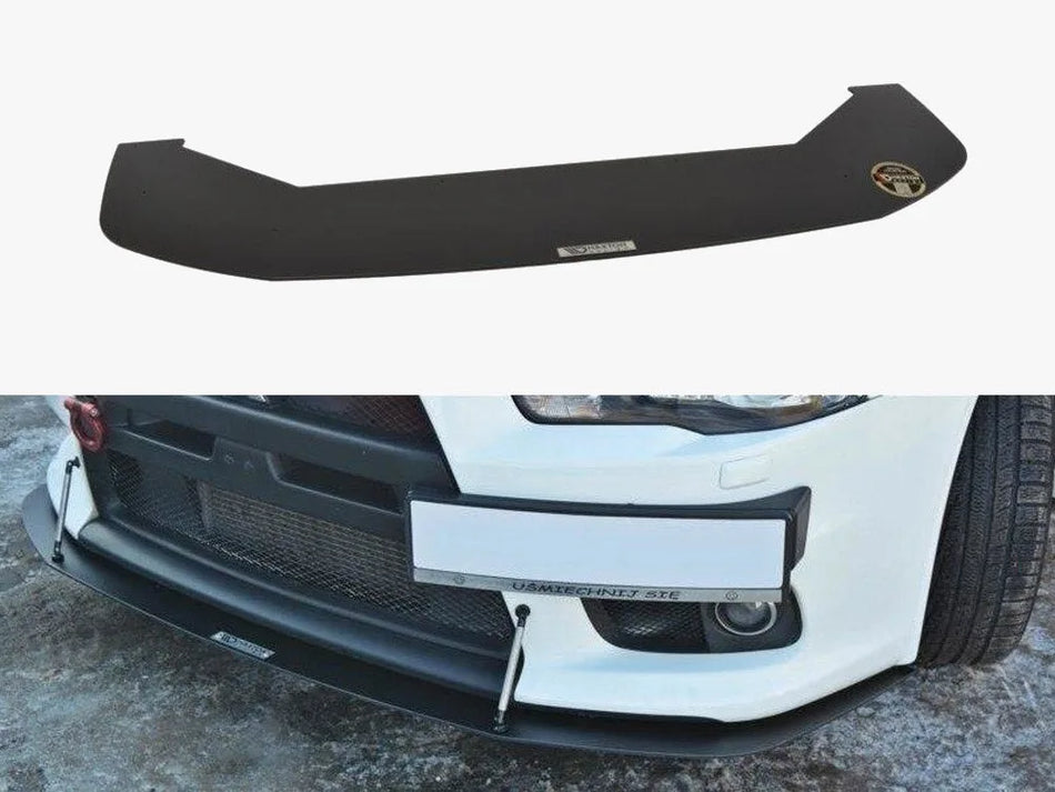 Maxton Front Racing Splitter V.2 Mitsubishi Lancer EVO X (2005-2017)