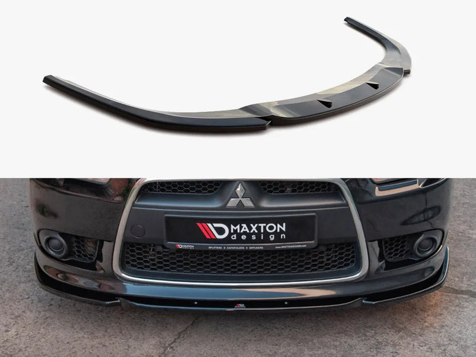 Maxton Front Splitter Mitsubishi Lancer Sportback MK8 (2007-2016)