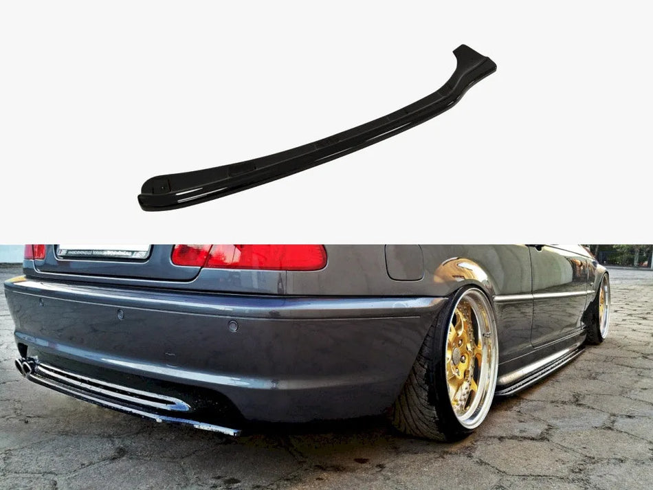 Maxton Central Rear Splitter BMW 3 E46 M-Pack Coupe