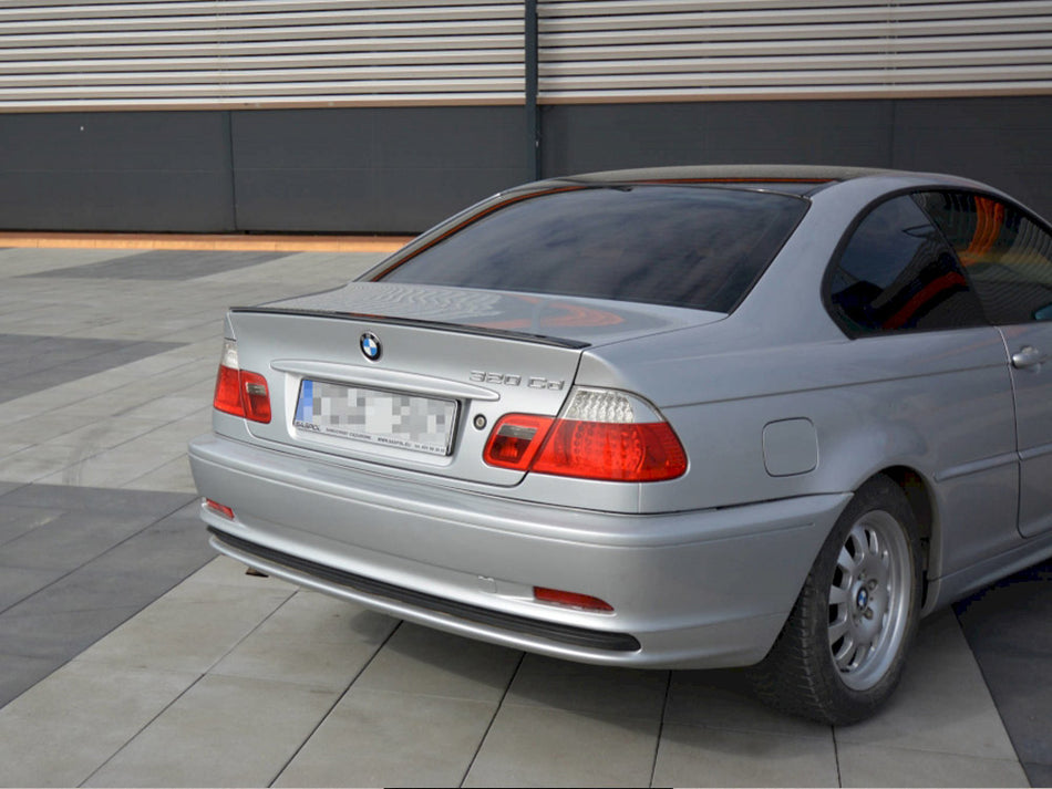 Maxton Spoiler Extension CAP Bmw 3 E46 Coupe Pre-facelift Standard (1999-2003) - Textured
