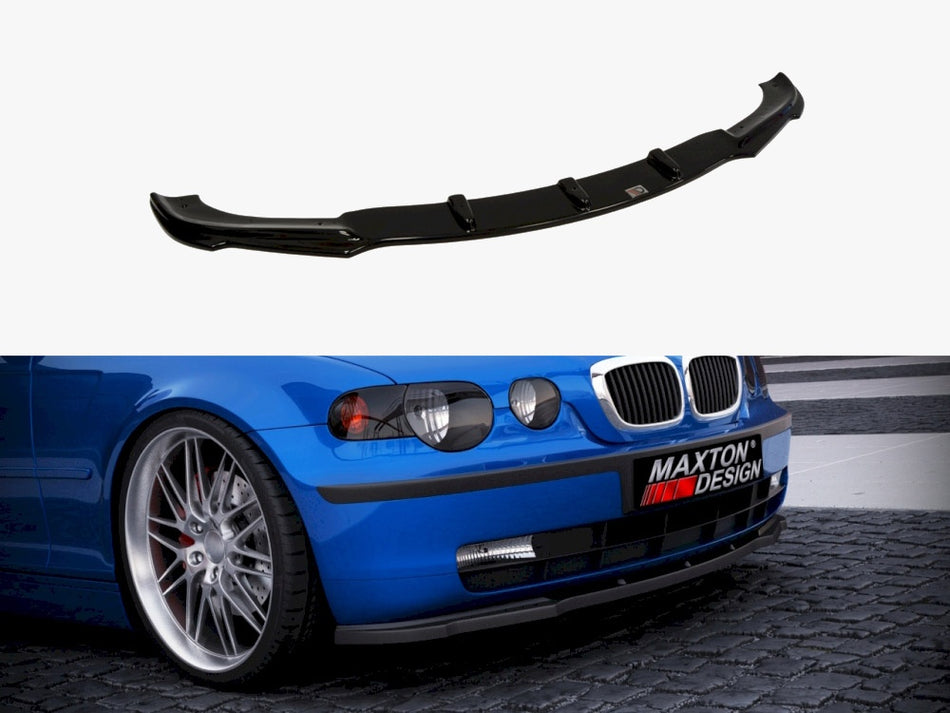 Maxton Front Splitter Bmw 3 E46 Compact (2000-2004) - Carbon Look
