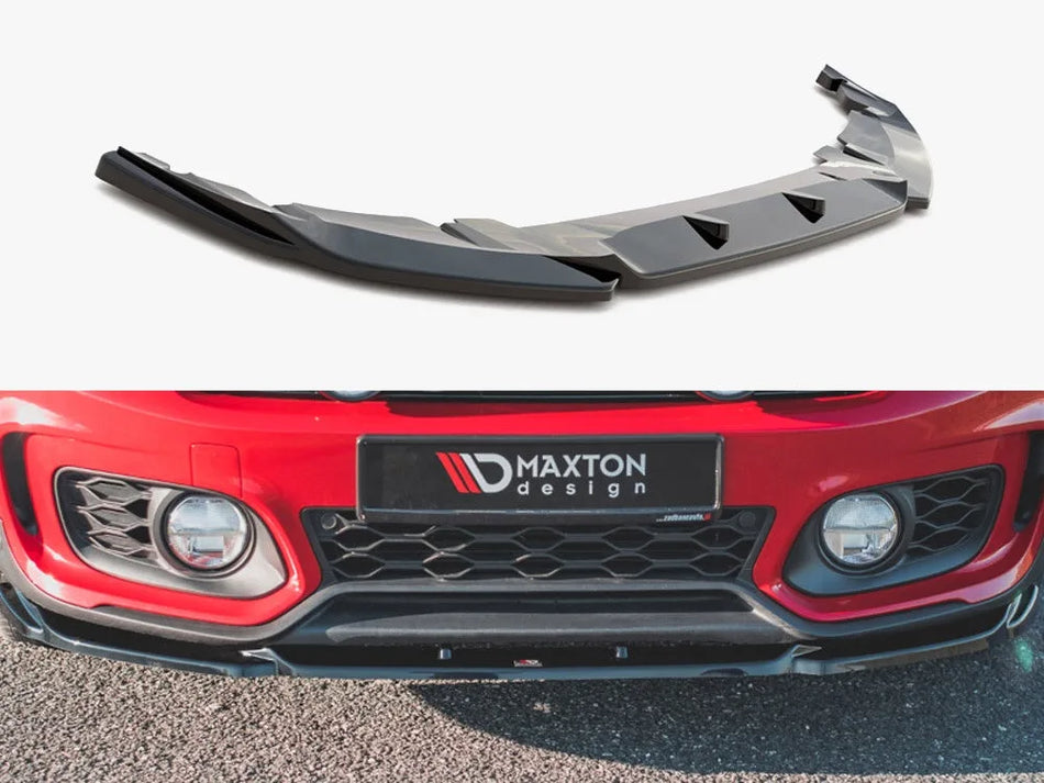 Maxton Front Splitter V.2 Mini Countryman Mk2 F60 JCW - Carbon Look