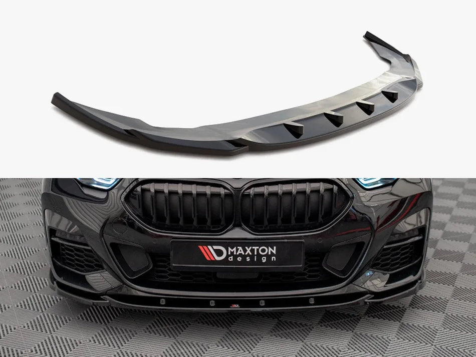 Maxton Front Splitter V.1 Bmw 2 GRAN Coupe M-pack / M235I F44 (2019-)