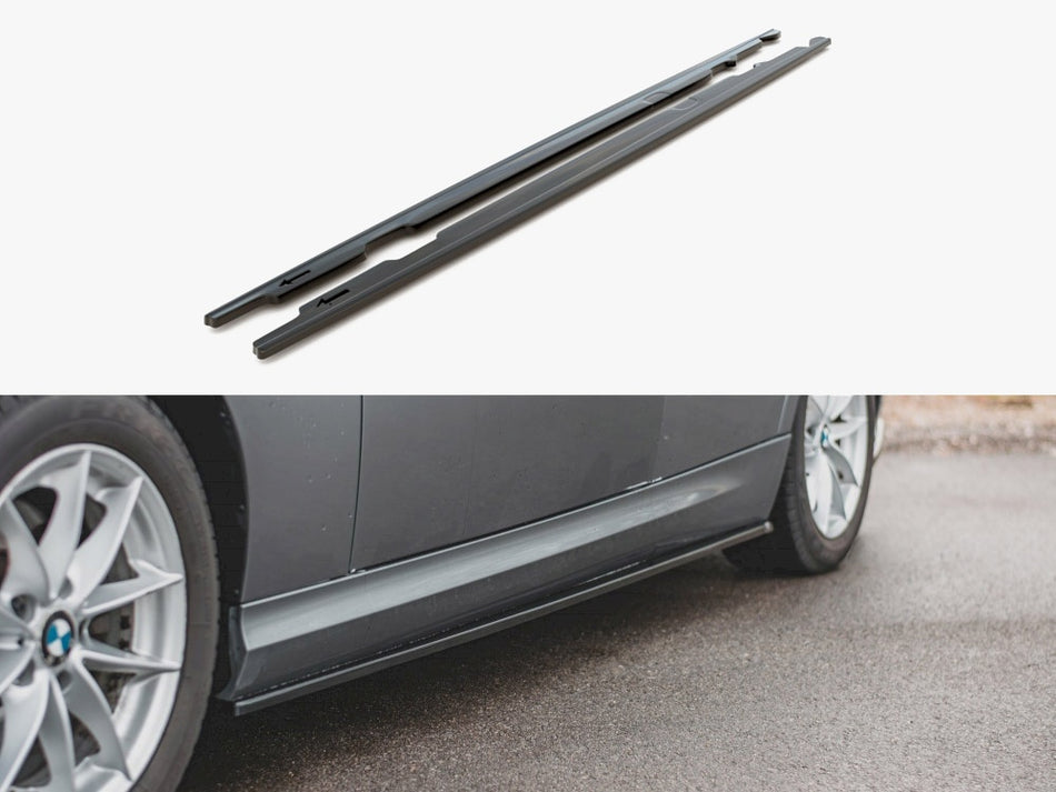 Maxton Side Skirt Diffusers Bmw 3 Series E91 Facelift (2008-2011) - Carbon Look