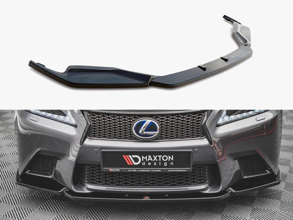 Maxton Front Splitter V.1 Lexus GS F Sport MK4 (L10) (2012-2015)