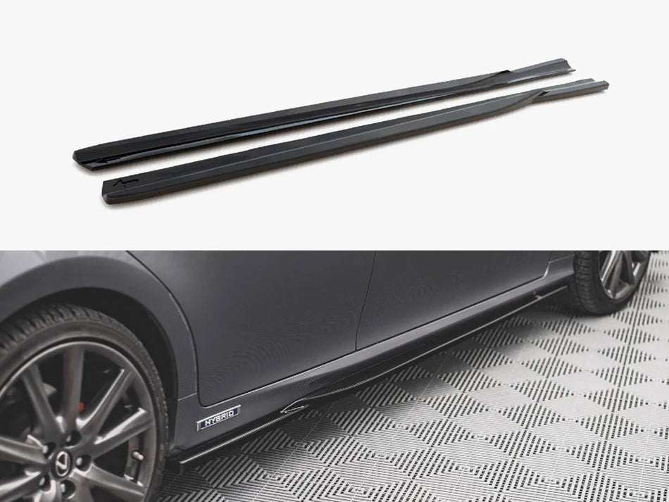 Maxton Side Skirts Diffusers Lexus GS F Sport MK4 (L10)