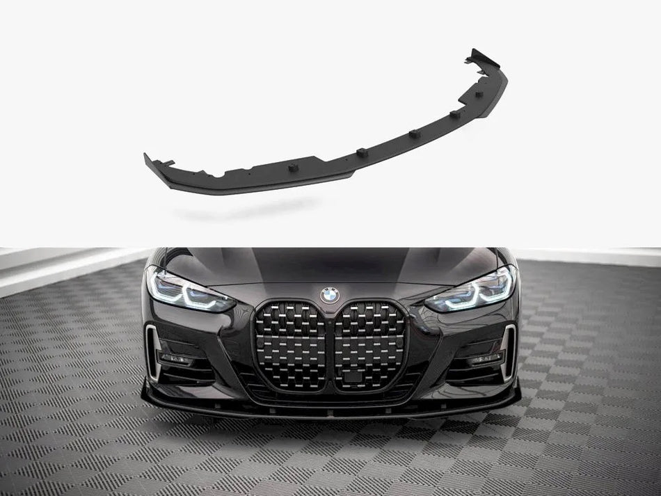 Maxton Street PRO Front Splitter + Flaps BMW 4 M-Pack / M440i G22 / G23 / G22 Facelift / G23 Facelift