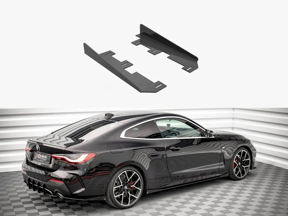 Maxton Side Flaps BMW 4 M-Pack / M440i G22 / G23 / G22 Facelift / G23 Facelift