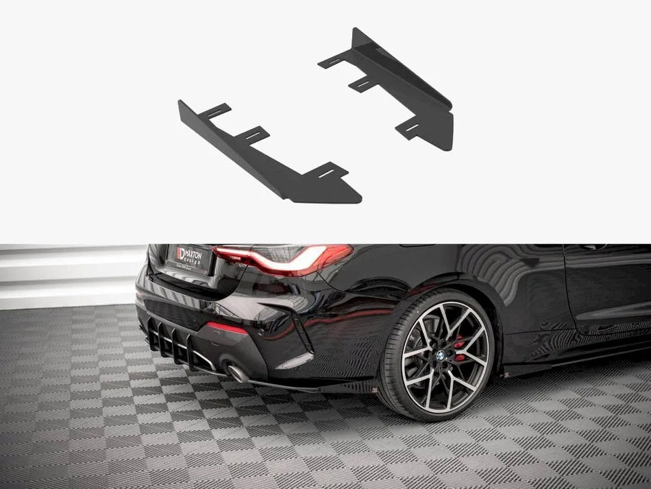 Maxton Rear Side Flaps BMW 4 M-Pack G22 / G23 / G22 Facelift / G23 Facelift