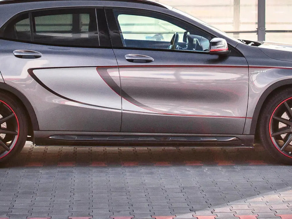 Maxton Side Skirts Splitters Mercedes-benz GLA 45 AMG SUV (X156) Pre-facelift (2014-2017)
