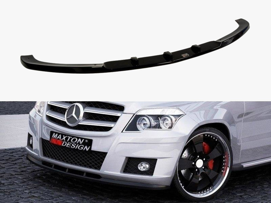 Maxton Front Splitter Mercedes GLK W204 (For Standard Bumper) - Carbon Look