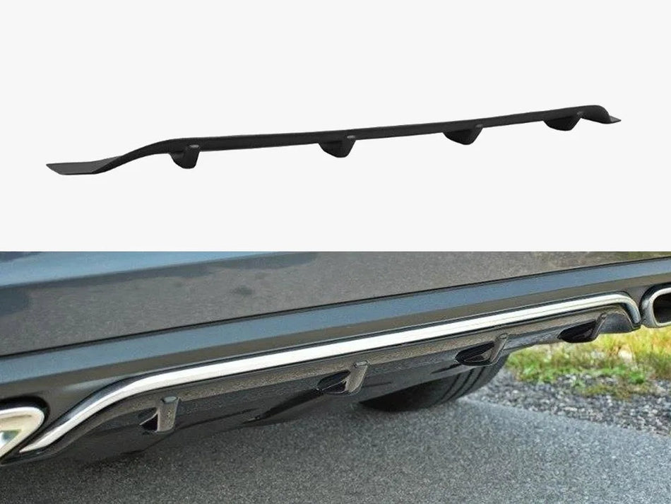 Maxton Rear Valance Mercedes - Benz E Coupe / Cabrio C207 Facelift / A207 Facelit - Carbon Look