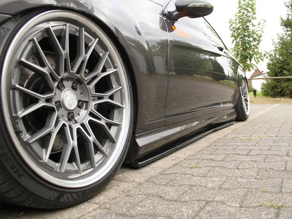 Maxton Side Skirts Diffusers Mercedes CL 500 C216 Amgline (2006-2010)