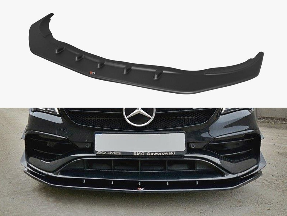 Maxton Front Splitter V.1 Mercedes CLA 45 AMG C117 (Facelift) (2017-UP) - Carbon Look