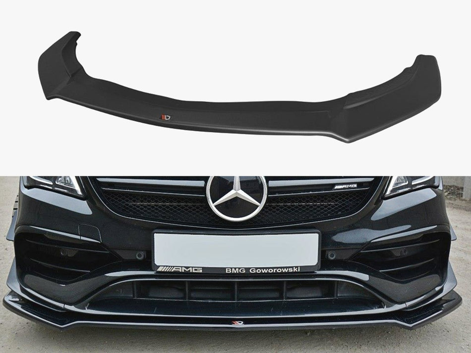 Maxton Front Splitter V.2 Mercedes CLA 45 AMG C117 (Facelift) (2017-UP) - Textured