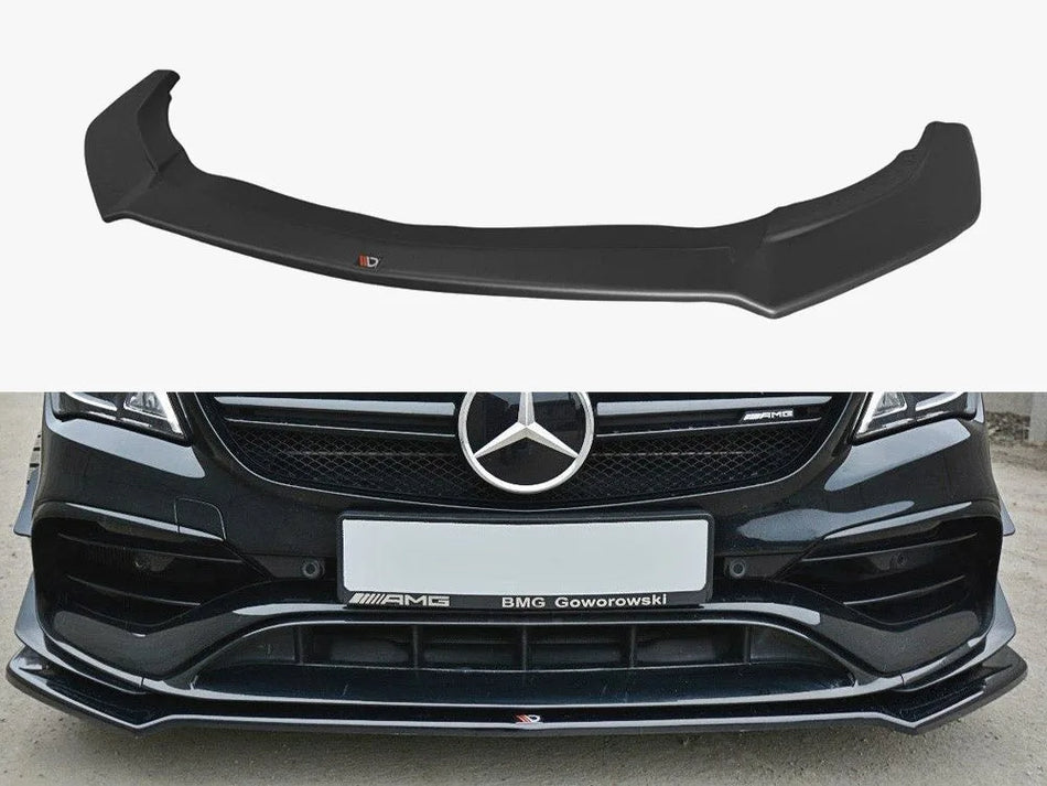 Maxton Front Splitter V.2 Mercedes CLA 45 AMG C117 (Facelift) (2017-UP) - Textured
