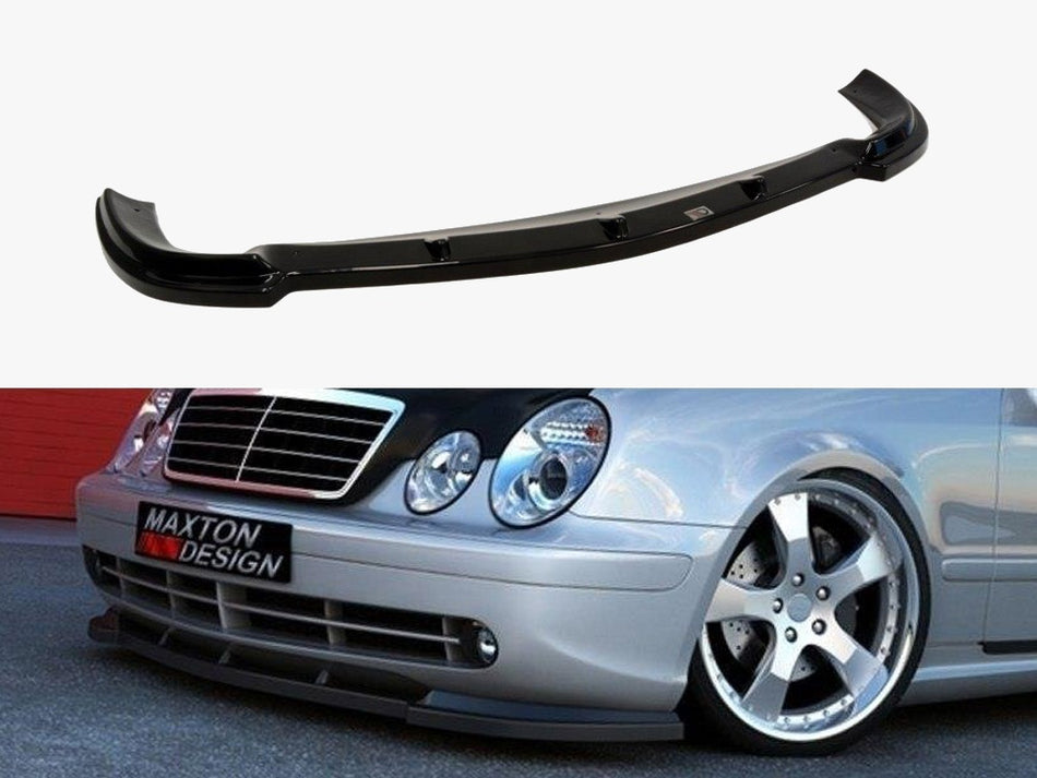 Maxton Front Splitter Mercedes CLK W208 (For W208 AMG) - Textured